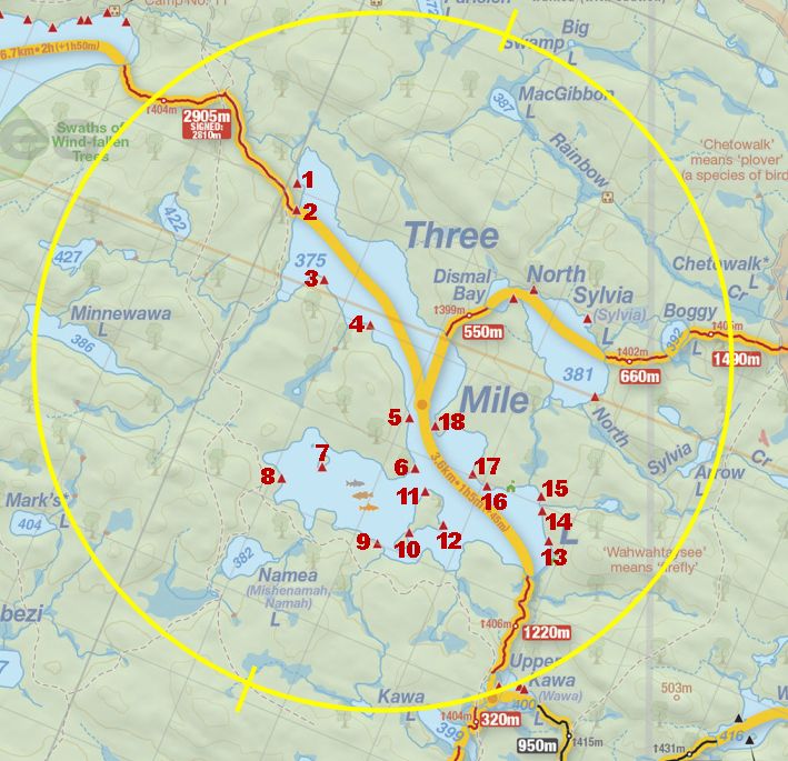 Three Mile Lake Campsite 12