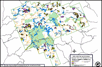 2004-2005 Harvest Schedule Map