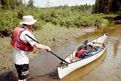 Walking down the Petawawa River