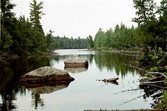 West end of La Muir to Hogan portage